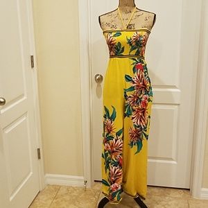 Floral wide-leg jumpsuit